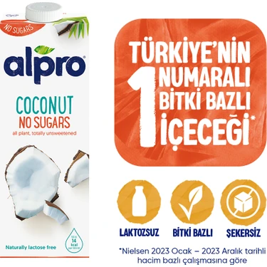 Alpro Şekersiz Hindistan Cevizli İçecek