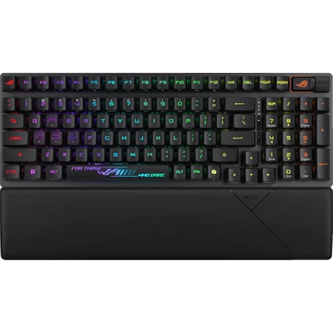 Asus Asus ROG STRIX SCOPE II RX  KABLOSUZ AURA SYNC RGB MEKANİK TÜRKÇE TUŞ DİZİLİMİ ROG RX RED
