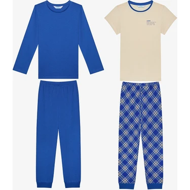 Penti Pamuklu Erkek Çocuk Rodeo 2li Çok Renkli Pijama