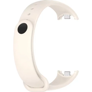 Alstrap Xiaomi Mi Band 8/band 9 / Band 10 Uyumlu Metal Tırnaklı Uzun Ömürlü Silikon