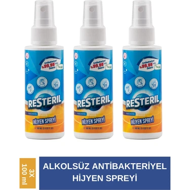 Hijyen Spreyi 3x100ml Klozet Kapağı Temizleyici Dezenfektan Sprey