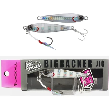 Leurre Métal Jackall Big Backer 15g Iwashi Glow – Pêche Mer, Coulant, 47mm