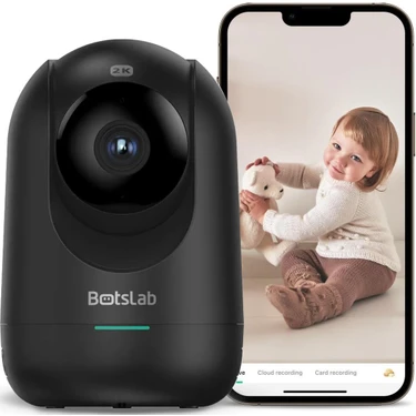 Botslab 360+ C211 2k Pro Wifi 360° Akıllı Güvenlik Kamerası Bebek Monitörü Evcil Hayvan Kamerası İç