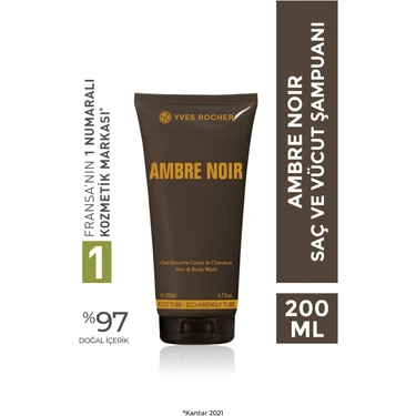 Yves Rocher Ambre Noir- Saç Ve Vücut Şampuanı - 200