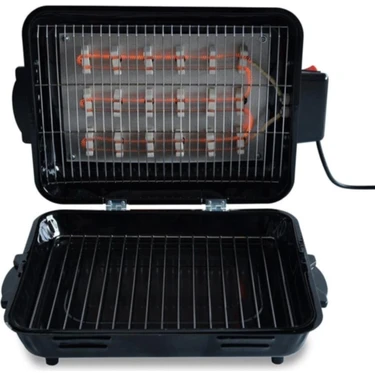 Teknor Tel Rezistanslı Elektrikli Emaye Izgara Mangal Barbekü Büyük