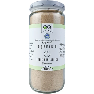 OG natural Organik Keçiboynuzlu Bebek Muhallebisi Karışımı 320