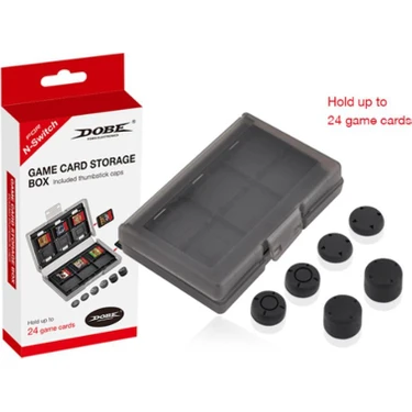 Nintendo Switch Oyun Kartuş Kutusu ve 6lı Analog Koruyucu