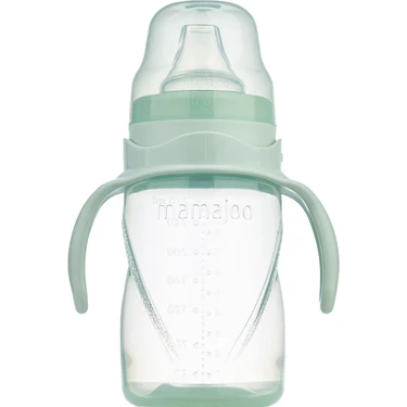 Mamajoo Antikolik Akıtmaz Alıştırma Bardağı 270 ml Powder Green, 9