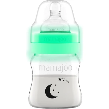 Mamajoo Gece & Gündüz Anti-Kolik Biberon 160 ml, Yenidoğan Bebek, 0 Ay+, Yavaş