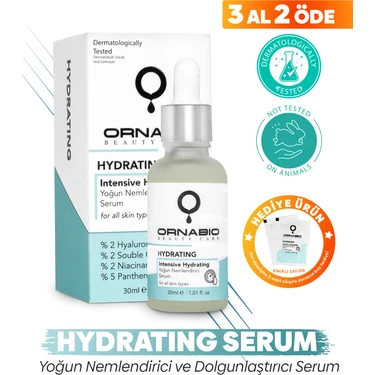 Ornabio Yoğun Nemlendirici ve Dolgunlaştırıcı Serum - Hyaluronik Asit Kolajen Niacinamide Panthenol