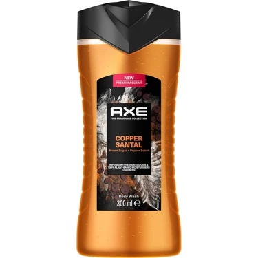 Axe Premium Collection Duş Jeli Copper Santal 3 In 1 Vücut Saç Yüz 300