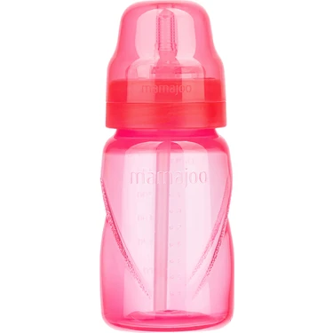 Mamajoo Antikolik Akıtmaz Pipetli Bardak 270 ml Pembe, 12
