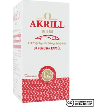 Akrıll Krill Oil 30TABLET