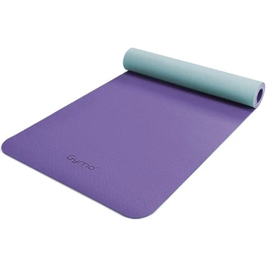 Gymo Ekolojik 6mm Taşıma Çantalı Yoga Matı Pilates Minderi Lila Nane