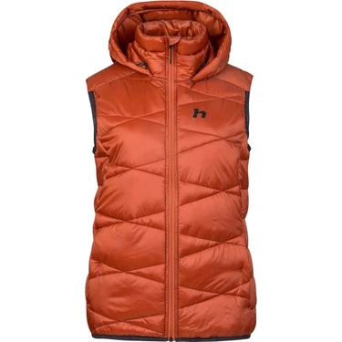 Hannah Kadın Outdoor Yelek Nefes Alabilen Poliamid Kumaş ile Turuncu Renk Doğa Yürüyüşü