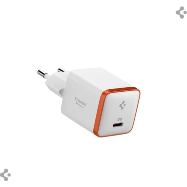 Spigen 30W USB-C Ultra Mini Hızlı Şarj Aleti PPS Desteği / Isı Düşürücü GaN Destekli Akım Korumalı