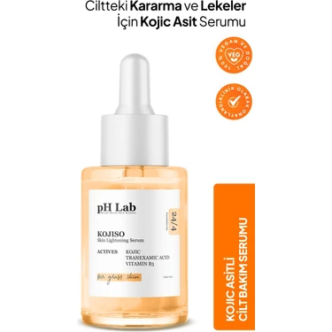 Ph Lab Phlab Kojiso Kojic Asit Serumu, Zerdeçal Ve Kojik Asit Etkisi Ile