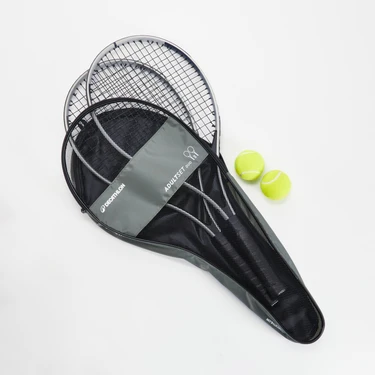 Decathlon Yetişkin Tenis Seti - 2 Raket / 2 Top / 1 Kılıf -
