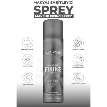 Alix Avien Fixing+ Makyaj Sabitleyici Sprey - 150