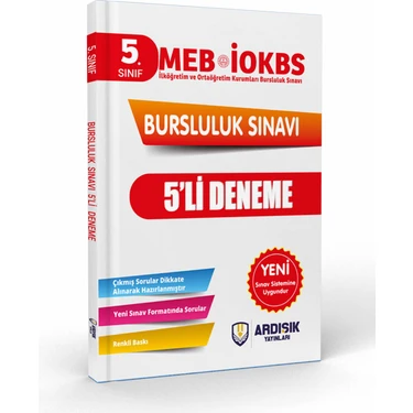 Ardışık Yayınları 5. Sınıf 2025 Bursluluk Deneme