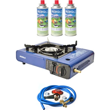 Nurgaz Ng 501 Çantalı Tekli Portatif Ocak + 3 Adet Kartuş Fiyatı