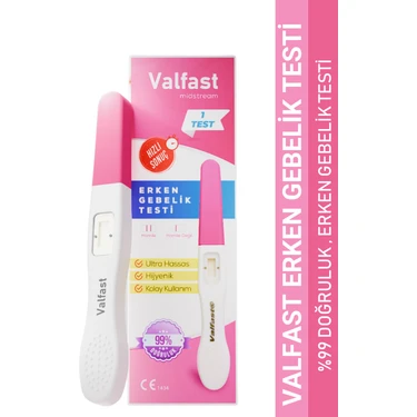 Valfast Erken Gebelik Testi – Yüksek Hassasiyet, Pratik Kullanım 1