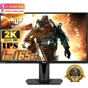 ASUS Tuf Gaming VG27AQZ 27 inç 165Hz 1ms WQHD Adaptive Sync IPS Gaming