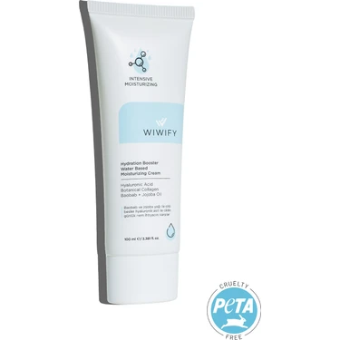 WIWIFY Su Bazlı Yoğun Nemlendirici Krem 100 ml Hydration Booster Daily Moisturizing Cream 24 Saat