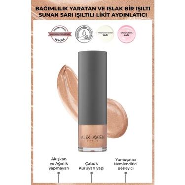 Kahverengi Işıltılı Likit Aydınlatıcı - Liquid Highlighter - 103 Yüz &