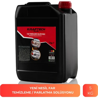 Kraftech Yeni Nesil Buharlı Far Temizleme Sıvısı Far Parlama Solüsyonu Kloroform 5