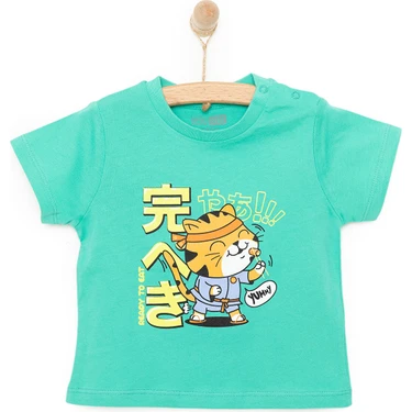 HelloBaby Basic Erkek Suşi Baskılı T-Shirt Erkek