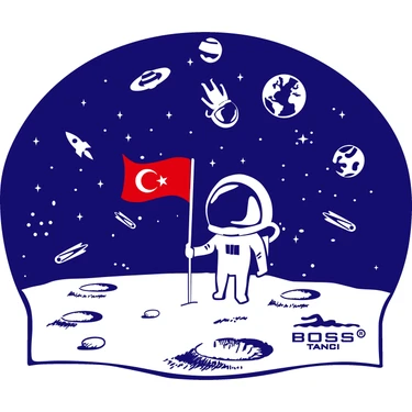 Bosstancı Silikon Bone Astronot Baskılı  Havuz ve Deniz