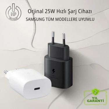 Samsung Süper Hızlı Şarj Cihazı+Type-C &Type-C Şarj Kablosu  Set-şarj aleti siyah ve şarj aleti