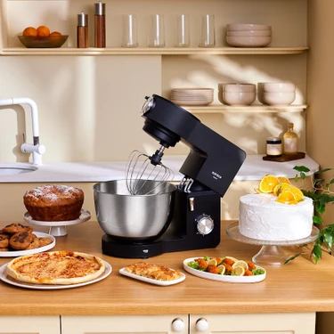 Karaca Multichef Ultra 2000 Watt 8 Litre Stand Mikser Black (Kıyma Çekme/sucuk-Sosis/içli Köfte