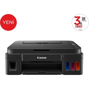 Canon Pixma G2410 Fotokopi + Tarayıcı + Mürekkep Püskürtmeli Tanklı Yazıcı (Canon