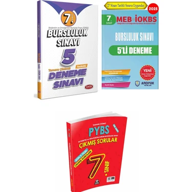 Data Yayınları 7. Sınıf Bursluluk Deneme Sınav Seti / Kitabı