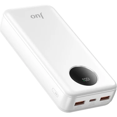 Juo 20000 mAh 22.5W Dijital LED Ekranlı Taşınabilir Hızlı Şarj Cihazı Powerbank