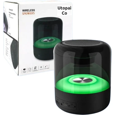 Bluetooth Hoparlör Taşınabilir Kablosuz Rgb Işıklı