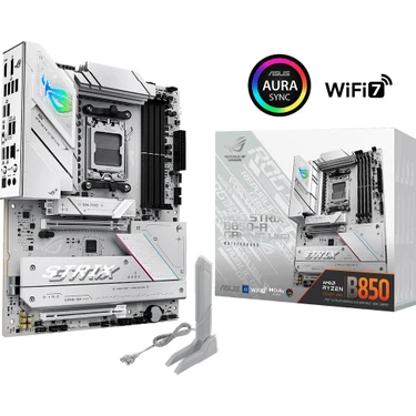 Asus Rog Strıx B850-A Gamıng Wıfı Amd B850 Am5 Ddr5 8000 Dp HDMI 4x M2 Usb3.2 Gen 2x2 Wifi 7 + Bt