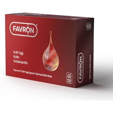 Favron Krill Yağı Içeren Takviye Edici Gıda 45 Yumuşak