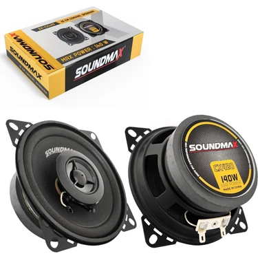 Soundmax SX-CX420 Oto Hoparlör 10CM 140 Watt Tweeterli 2