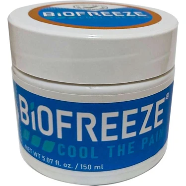 Biofreeze Cool The Pain Cream 150 ml Sırt Bel Diz Dirsek Iskelet ve Kas Teskin Edici Masaj