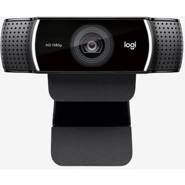 Logıtech C922 Full Hd 1080P Profesyonel Yayıncı Webcam Siyah