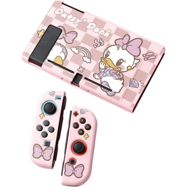 Toyar Nintendo Switch Mat Kabartmalı Koruyucu Kılıf Tpu Yumuşak Kılıf Daisy (Yurt