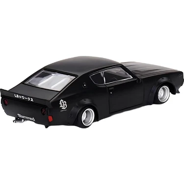 ミニカー MINIGT LIBERTYWALK GT-R Matte Black Mini GT 1:64 Diecast Nissan Skyline Kenmeri Liberty Walk Fiyatı