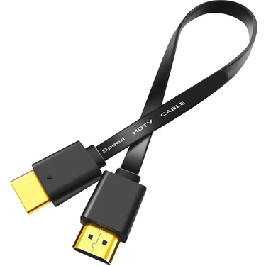 BK Teknoloji Yüksek Kalite Full Hd 1080P Flat Yassı HDMI Kablo -