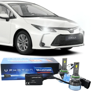 Toyota Corolla (2019-2024) LED Far Ampulü Mılestone Hır2 9012 Black