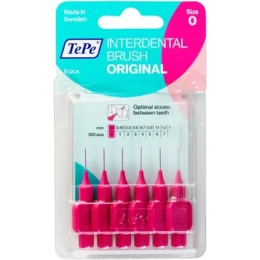 Tepe Blister Arayüz Fırçası 0.4 mm Pembe