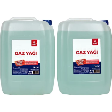 Abg Gaz Yağı 20 Litre( 2X10 Litre) Avantajlı Set Gaz Sobası, Zincir