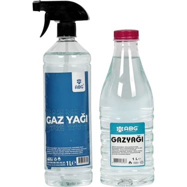 Abg Gaz Yağı Sprey 1lt ve 1lt Şişe Ikili Set Boya Koruma,zift, Reçine ve Leke Çıkarma Zincir